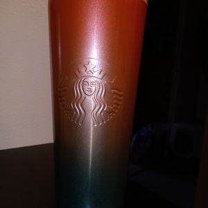 Xl Starbucks insulated cup with straw